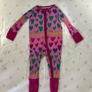 Little Sleepies Ombré Hearts Zippy